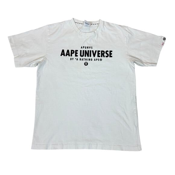 Aape by A Bathing Ape Universe APUNVS T Shirt Men's Medium Japanese Stretwear - Picture 1 of 16